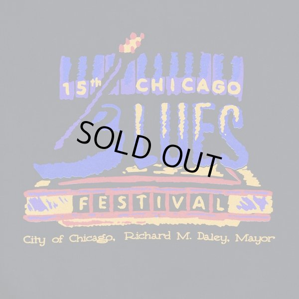 画像2: 90's CHICAGO BLUES FES プリントスウェット (2)