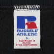 画像2: 90's RUSSELL 前V ブランクスウェット “BLACK / US COMPONENTS” (2)