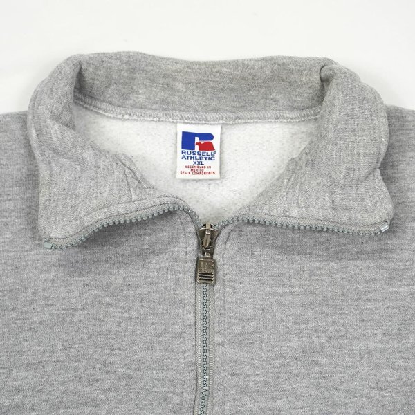 画像4: 90-00s RUSSELL ハーフジップ ブランクスウェット “USA COMPONENTS” (4)