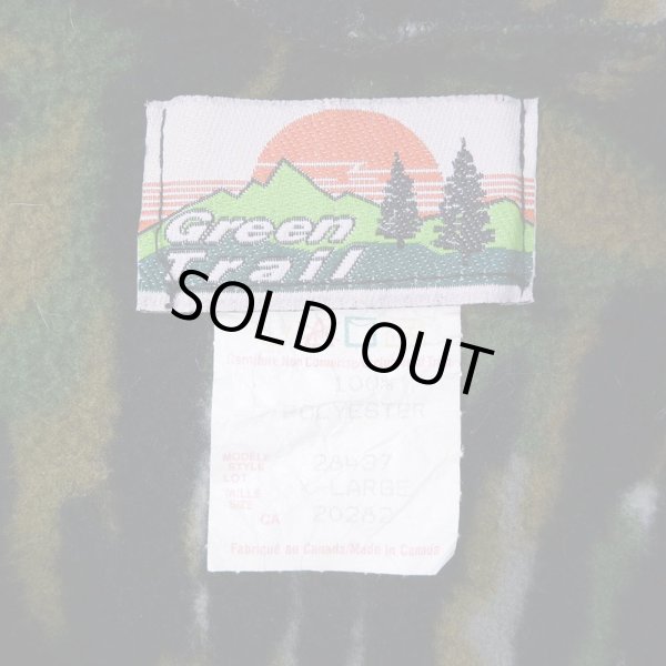 画像2: 90's Green Trail リアルツリーカモ柄 フリースパーカー (2)