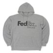 画像1: 00's FedEx ロゴプリント スウェットパーカー (1)