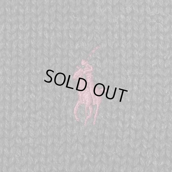 画像3: 90's Polo Ralph Lauren コットンニット "BLACK" (3)