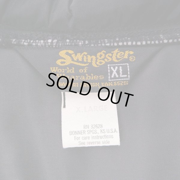 画像3: 80's Swingster レーシングベスト "BLACK / Near DEADSTOCK" (3)