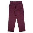 画像2: 90's Dickies 874 ワークパンツ "MADE IN USA / BURGUNDY" (2)