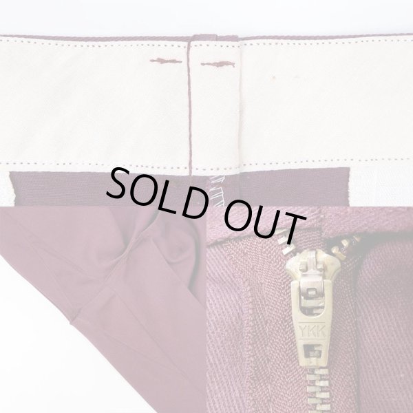 画像4: 90's Dickies 874 ワークパンツ "MADE IN USA / BURGUNDY" (4)