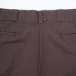 画像4: 90's Dickies 874 ワークパンツ "MADE IN USA / BROWN" (4)