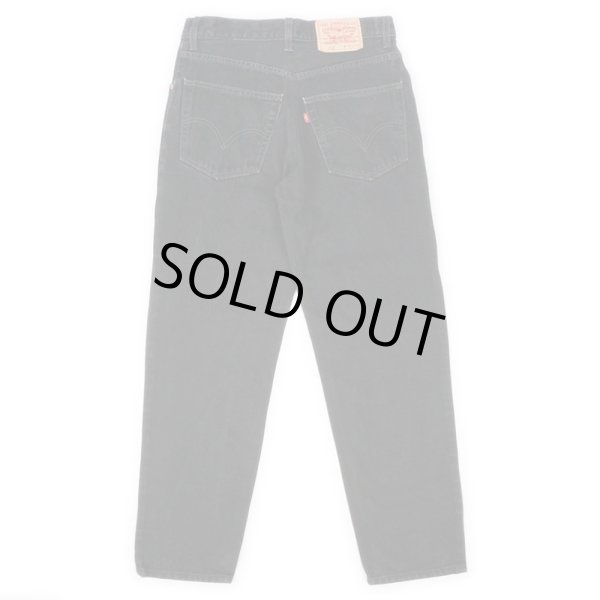 画像2: 00's Levi's 550 ブラックデニムパンツ "リサイズ / 実寸W30 L31" (2)