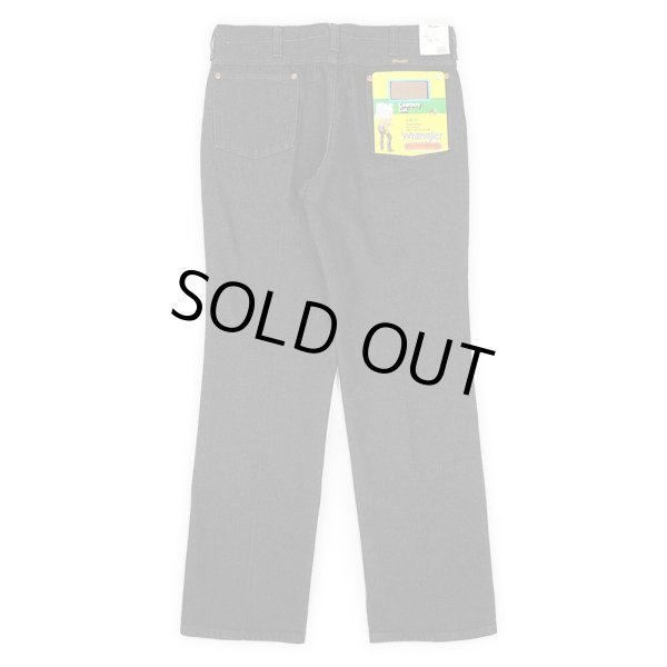 画像2: 90's Wrangler 936BLK 先染めブラックデニムパンツ "MADE IN USA / DEADSTOCK" (2)