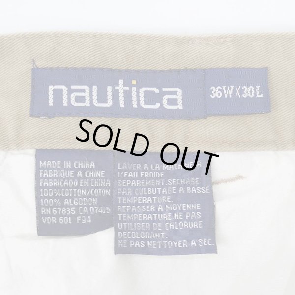 画像3: 90's NAUTICA 2タック チノトラウザー (3)