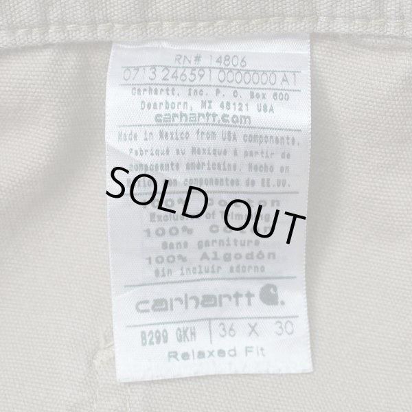 画像3: 00's Carhartt ライトダック ワークパンツ "W36 L30" (3)