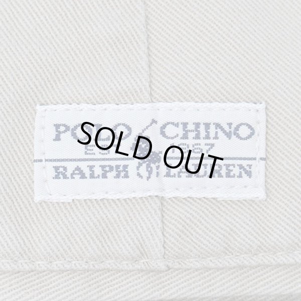 画像3: 90's Polo Ralph Lauren 2タック チノトラウザー "ANDREW PANT / MADE IN USA / BEIGH" (3)