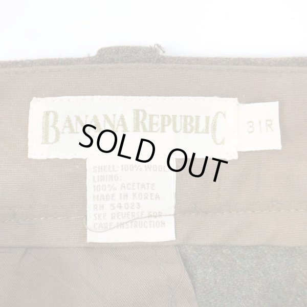 画像3: 80-90's Banana Republic 2タック ウールトラウザー (3)