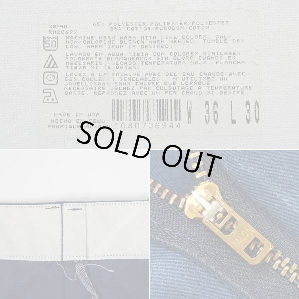 画像4: 90's Dickies 874 ワークパンツ "NAVY / W36 L30 / MADE IN USA" (4)