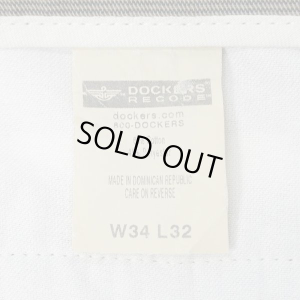 画像4: 00's DOCKERS 2タック コットントラウザー "BEIGE / W34 L32" (4)