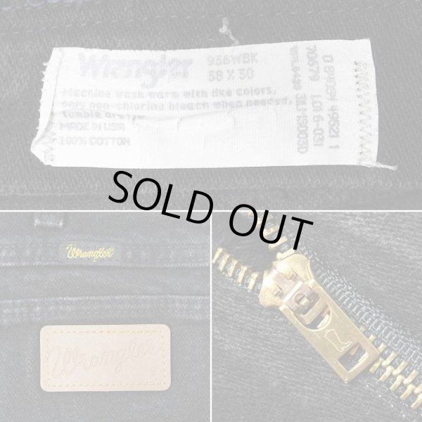 画像3: 90's Wrangler 936WBK ブラックデニムパンツ "MADE IN USA" (3)