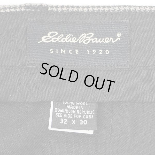 画像3: 00's Eddie Bauer ハウンドトゥース柄 ウールパンツ "W32 L30" (3)