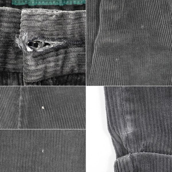 画像4: 00's DOCKERS 2タック コーデュロイパンツ "W36 L30 / FADE BLACK" (4)
