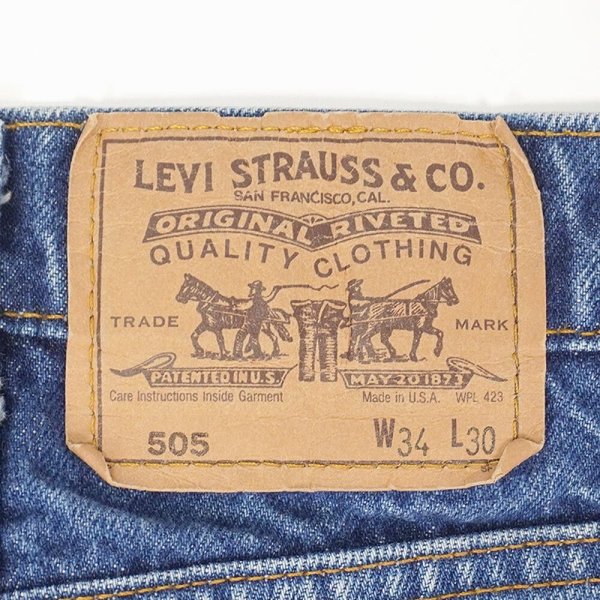画像3: 80's Levi's 505 デニムパンツ "MADE IN USA / W34 L30" (3)