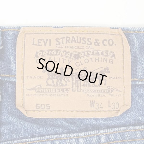 画像3: 80's Levi's 505 デニムパンツ "MADE IN USA / W34 L30" (3)