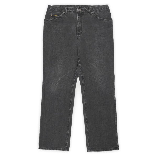 画像1: 90-00's Lee ブラックデニムパンツ “実寸W36 L31” (1)