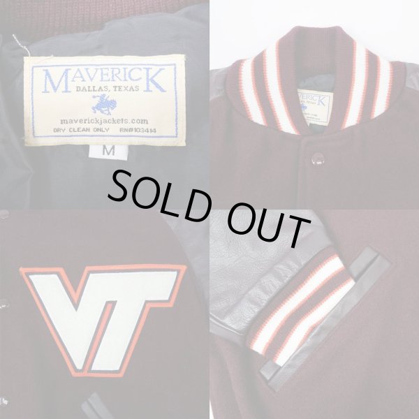 画像3: 90's MAVERICK  レザー切り替え スタジャン “DEADSTOCK” (3)