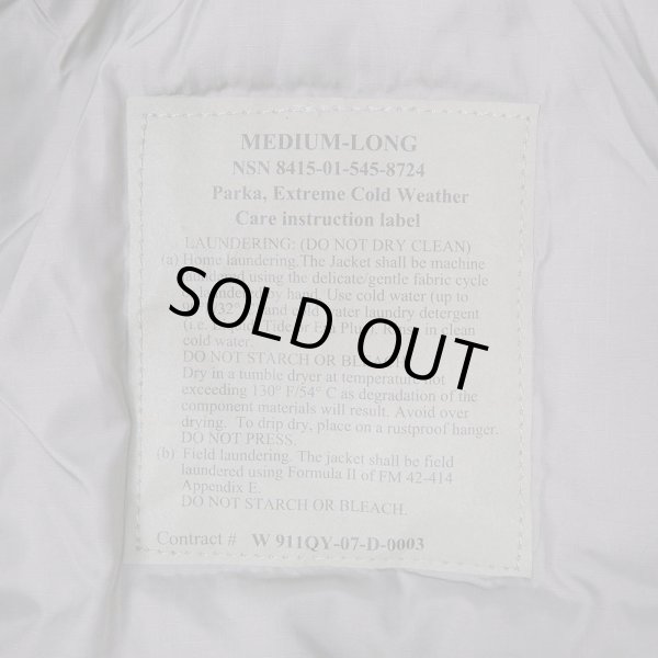 画像3: 07's US. Armed Forces ECWCS LEVEL7 プリマロフトパーカー “DEADSTOCK / MEDIUM-LONG” (3)