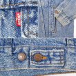 画像4: 80's Levi's 70507-4813 アシッドウォッシュ デニムジャケット "MADE IN USA" (4)