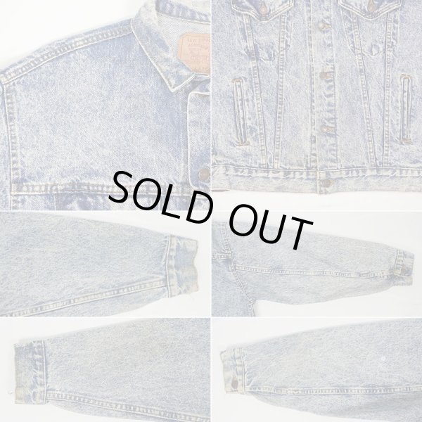 画像5: 80-90's Levi's ケミカルウォッシュ デニムジャケット "MADE IN USA" (5)