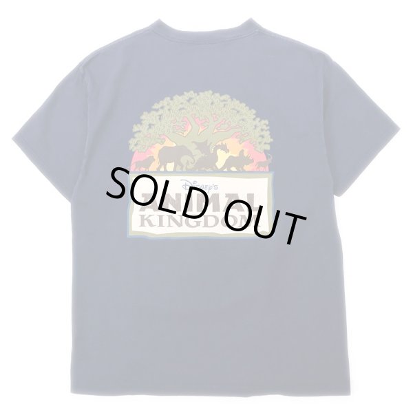 画像1: 00's Disney's ANIMAL KINGDOM 両面プリントTシャツ (1)