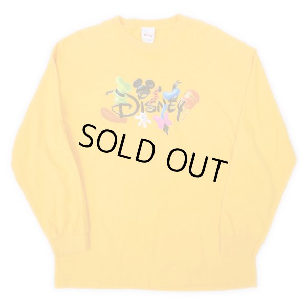 画像1: 00's Disney L/S プリントTシャツ (1)