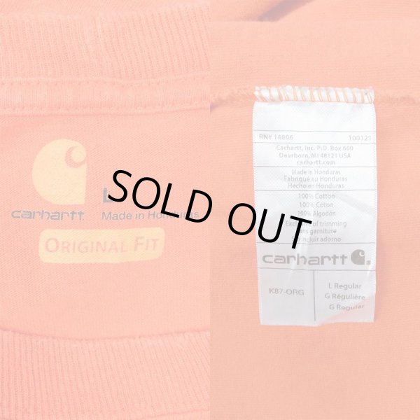 画像2: 00's Carhartt ポケットTシャツ "Original Fit" (2)