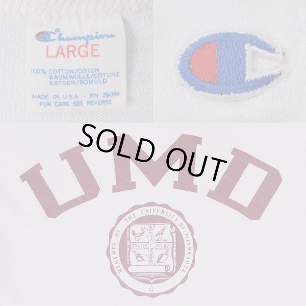 画像2: 80's Champion カレッジプリントTシャツ "UMD / MADE IN USA" (2)