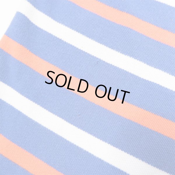 画像4: 90's Polo Ralph Lauren マルチボーダー柄 ポロシャツ "BLUE BASE” (4)