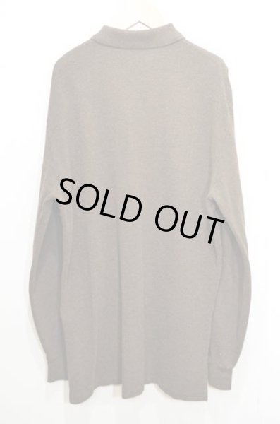 画像2: Polo Ralph Lauren L/S ポロシャツ “DARK BROWN” (2)