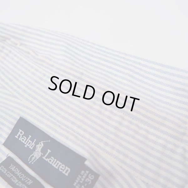 画像4: 90's Polo Ralph Lauren ストライプ柄 ボタンダウンシャツ “YARMOUTH” (4)