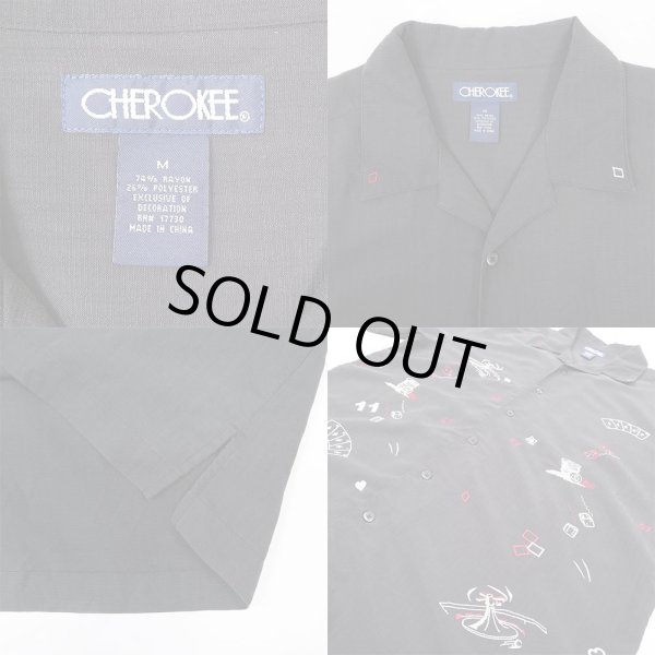 画像3: 90's CHEROKEE S/S レーヨン オープンカラーシャツ (3)