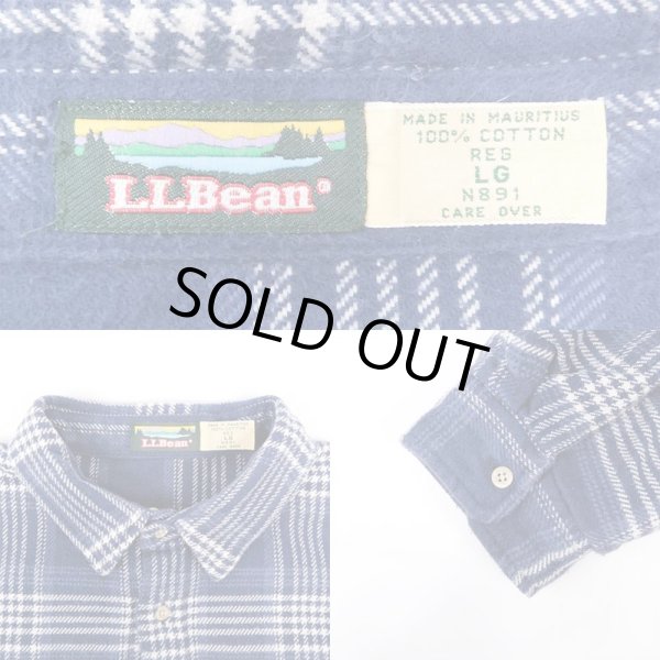 画像4: 80's L.L.Bean ダブルフェイス プルオーバーネルシャツ (4)