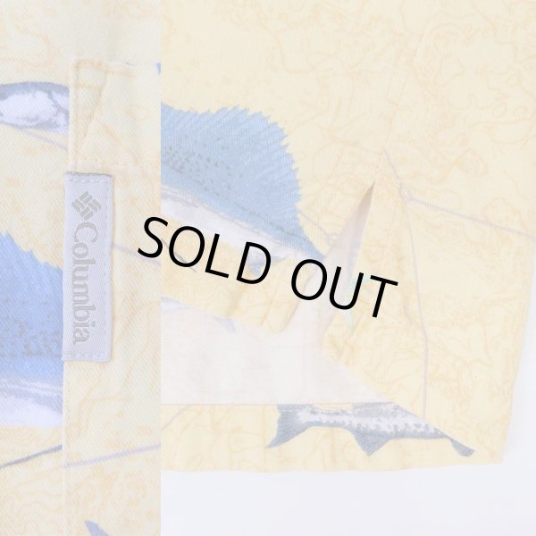 画像4: 00's Columbia S/S 総柄 ボタンダウンシャツ (4)