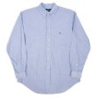 画像1: 90's Polo Ralph Lauren ボタンダウンシャツ "YARMOUTH / SAX BLUE" (1)