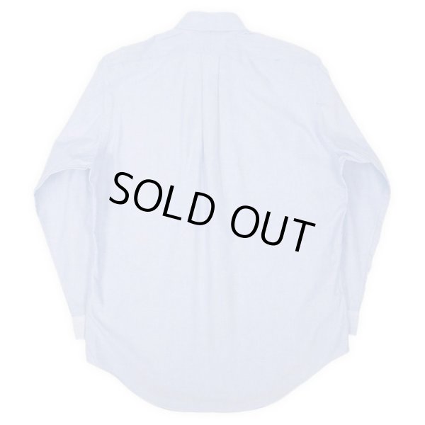 画像2: 90's Polo Ralph Lauren ボタンダウンシャツ "YARMOUTH / SAX BLUE" (2)