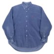 画像1: 90's Polo Ralph Lauren コーデュロイ ボタンダウンシャツ “BLAIRE / BLUE” (1)