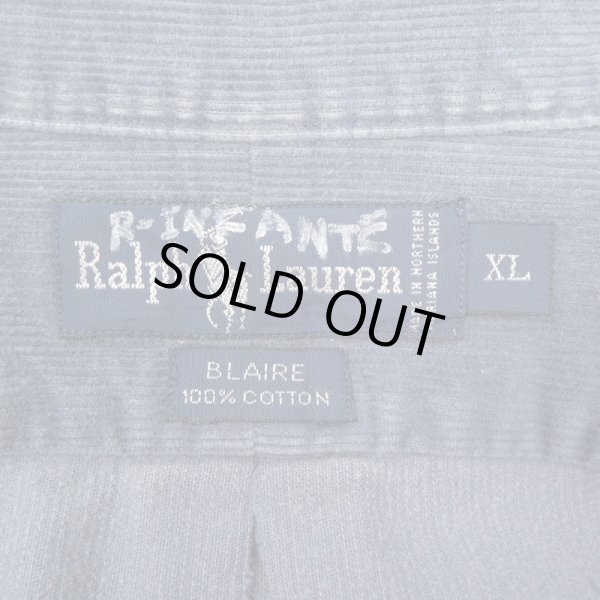 画像3: 90's Polo Ralph Lauren コーデュロイ ボタンダウンシャツ “BLAIRE / BLUE” (3)
