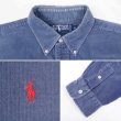 画像4: 90's Polo Ralph Lauren コーデュロイ ボタンダウンシャツ “BLAIRE / BLUE” (4)