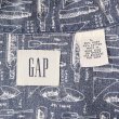 画像2: 90-00's OLD GAP S/S 総柄 オープンカラーシャツ (2)