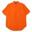 画像1: 90's Polo Ralph Lauren S/S リネンボタンダウンシャツ "BLAKE" (1)