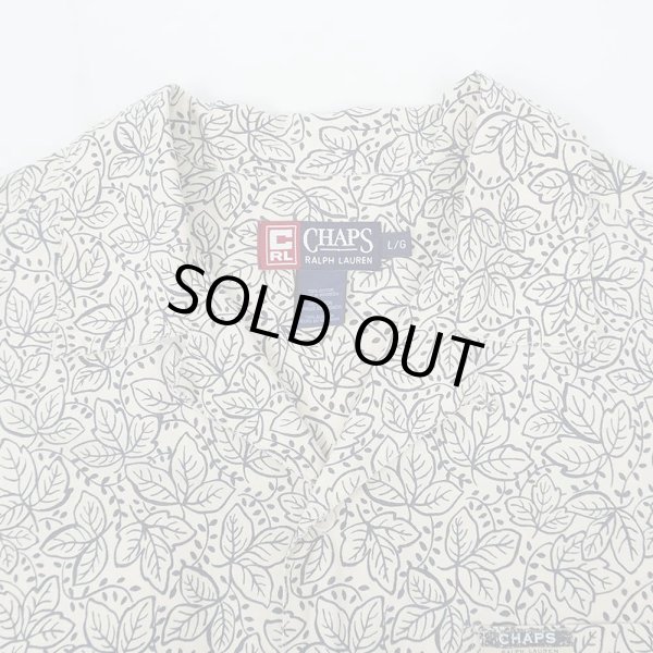 画像3: 90's CHAPS RALPH LAUREN S/S 総柄 オープンカラーシャツ (3)