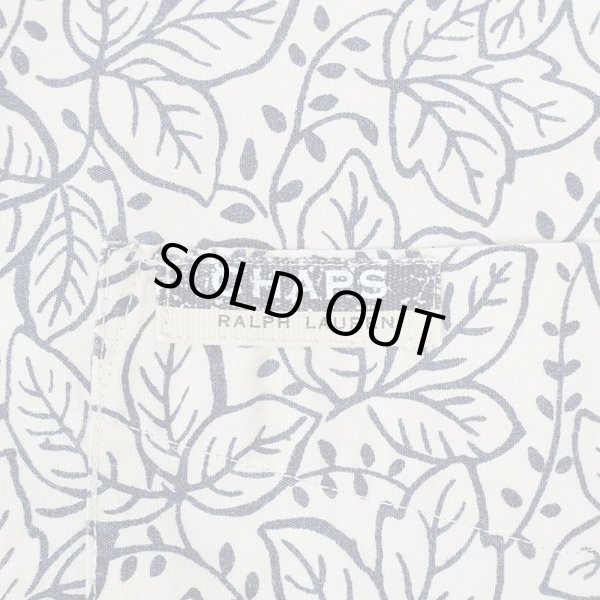 画像4: 90's CHAPS RALPH LAUREN S/S 総柄 オープンカラーシャツ (4)