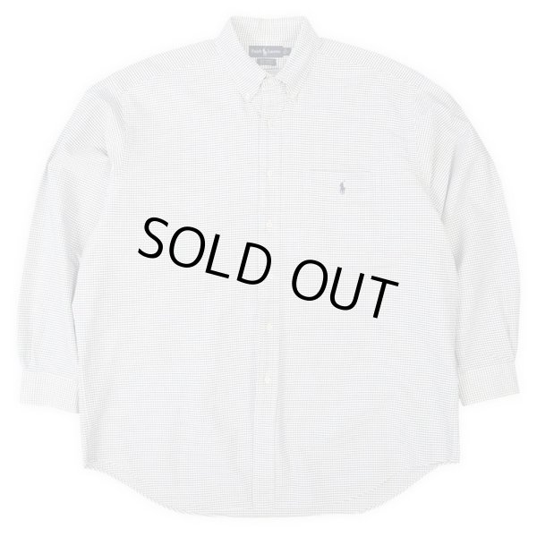 画像1: 90's Polo Ralph Lauren ボタンダウンシャツ “BIG SHIRT / Near DEADSTOCK” (1)