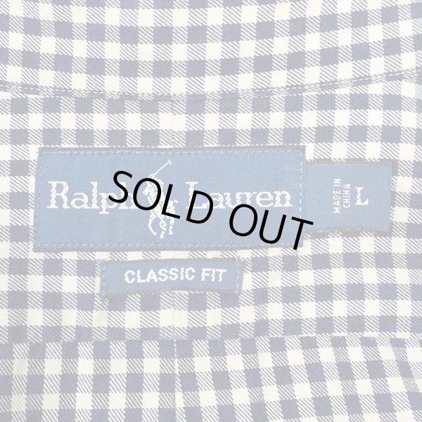 画像2: 90's Polo Ralph Lauren ギンガムチェック柄 ボタンダウンシャツ "CLASSIC FIT" (2)
