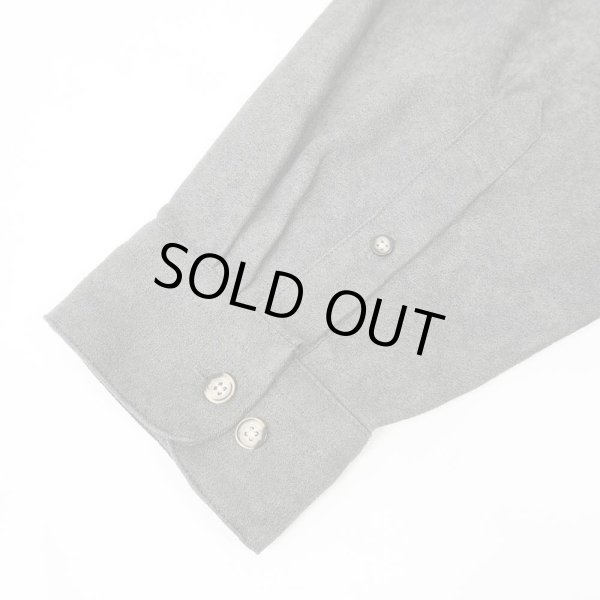 画像4: 90's VAN HEUSEN フェイクスウェード ボックスシャツ "CHARCOAL GRAY" (4)